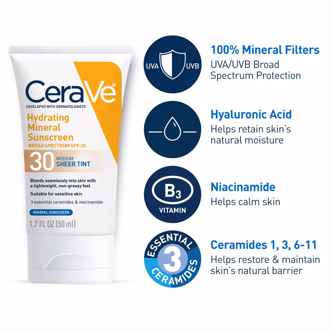 Hydrating Mineral Sunscreen Face Lotion