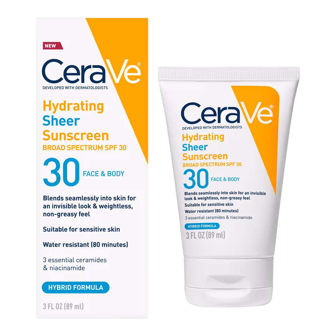 Hydrating Sheer Sunscreen Face and Body Lotion