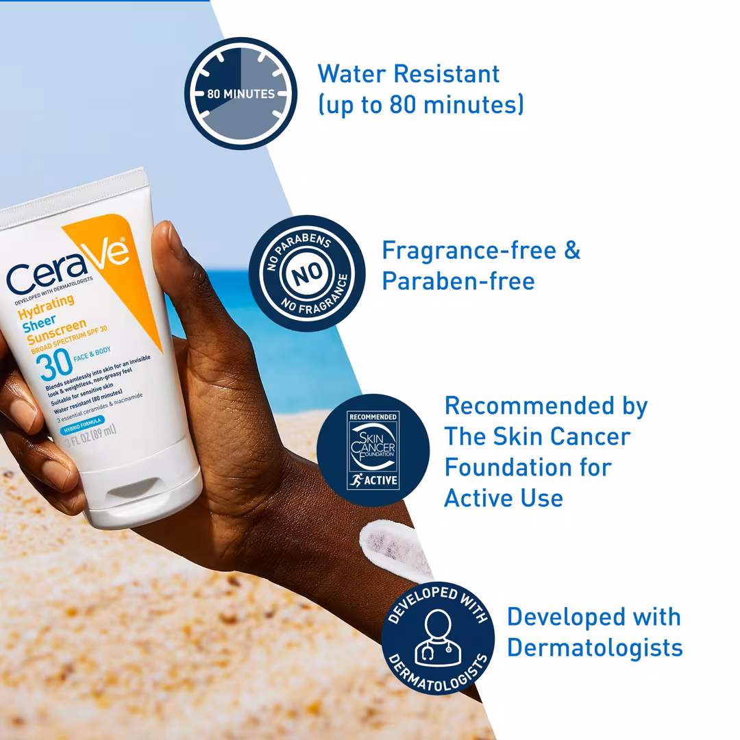 Sheer Sunscreen Face and Body Lotion